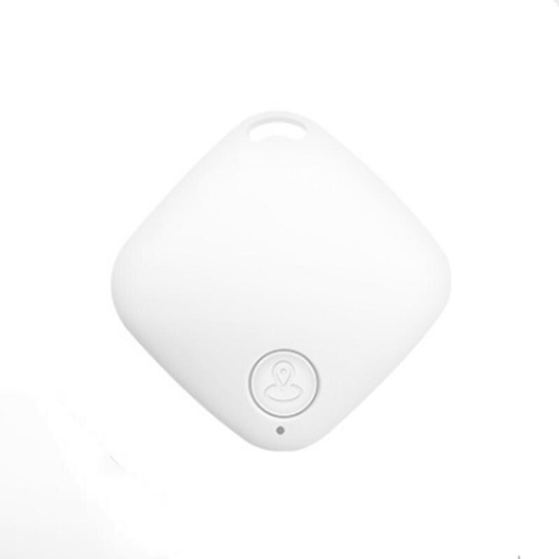 Llavero GPS antipérdida, dispositivo localizador de llaves compatible con Bluetooth, alarma de pérdida de teléfono móvil, artefacto bidireccional, rastreador de etiqueta inteligente: white