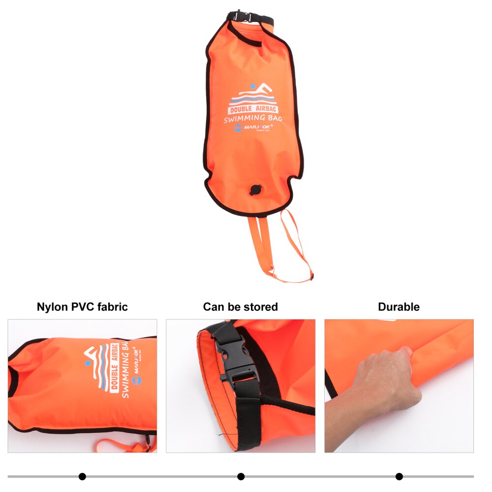 Useful Open Water Swim Float Ultralight Safety Float Swimming Bag for Swimmers Triathletes Snorkelers Surfers