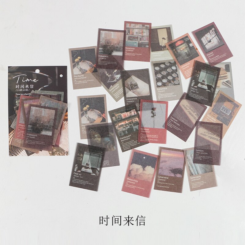 30 pcs/lot INS photo sky Flowers stickers DIY diary Journal decoration label aesthetic sticker album scrapbooking Notebook: K