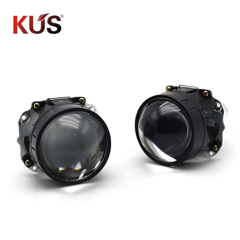 2 Stuks 2.5 Inch Bixenon Hid Auto Projector Lens Xenon Kit Lamp Lamp Koplamp Fit Voor H1 H4 H7 Auto montage Kit