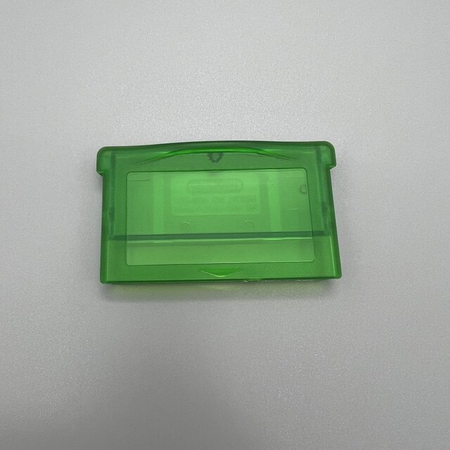 Plastic shell for GBA game card cartridge shell cover replacement part: Clear green