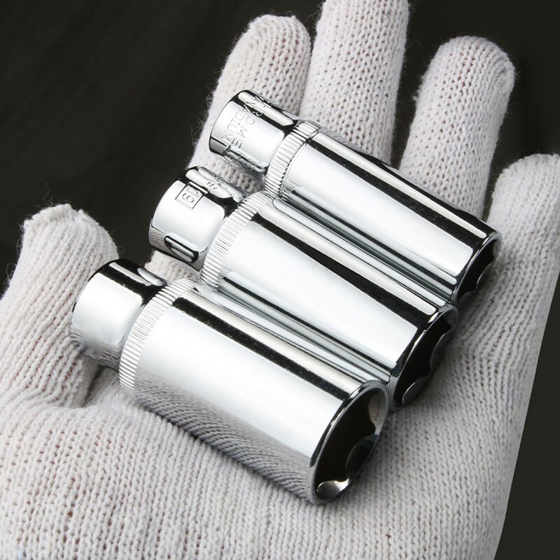 3/8 &quot;Drive 63mm esagono incassato chiave a bussola CRV lega antiruggine Set di bussole a 6 punti per chiave dinamometrica chiave a bussola a cricchetto