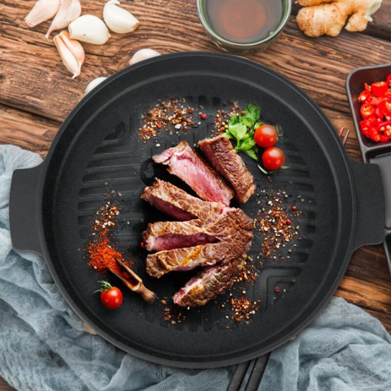 Estufa pequeña para barbacoa, cocina doméstica de estilo coreano para una persona, barbacoa al aire libre, sin humo, olla pequeña para asar de estilo japonés, MeatTool