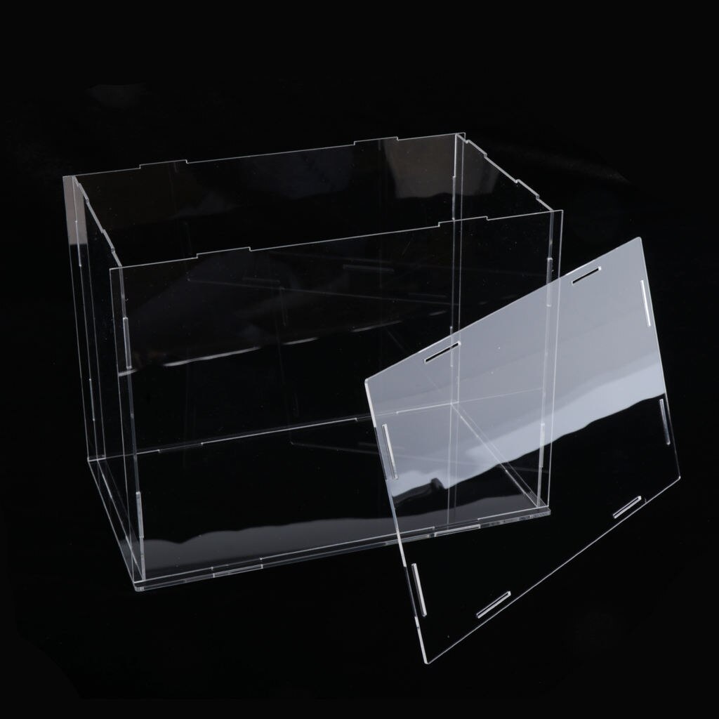 3-Tier Display Case Makeup Dolls Car Toys Protective Boxes Holder Organizer