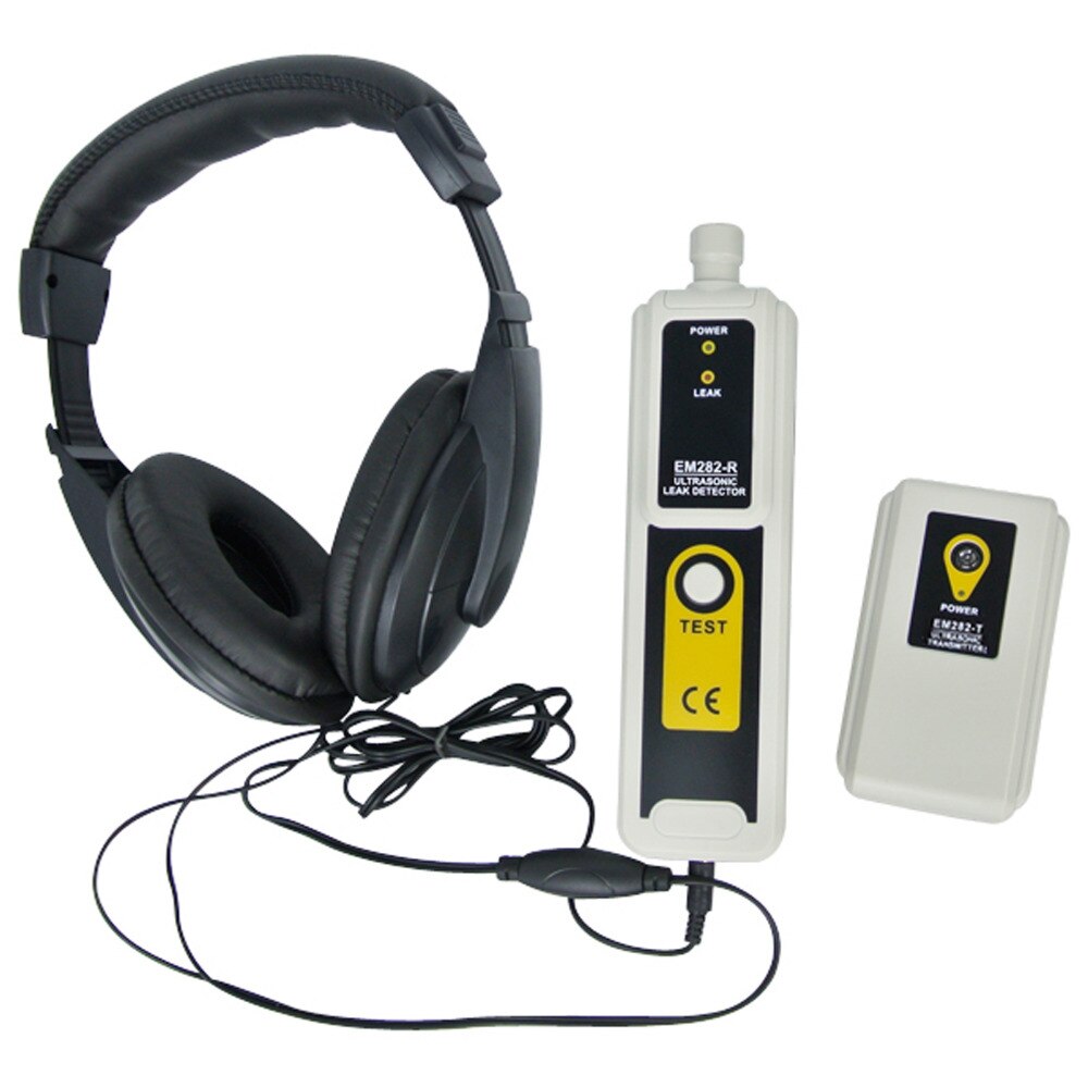 Détecteur de fuites à ultrasons et transmetteur de pression et de système de vide détecte les fuites de poussière d'air et d'eau indicateur LED