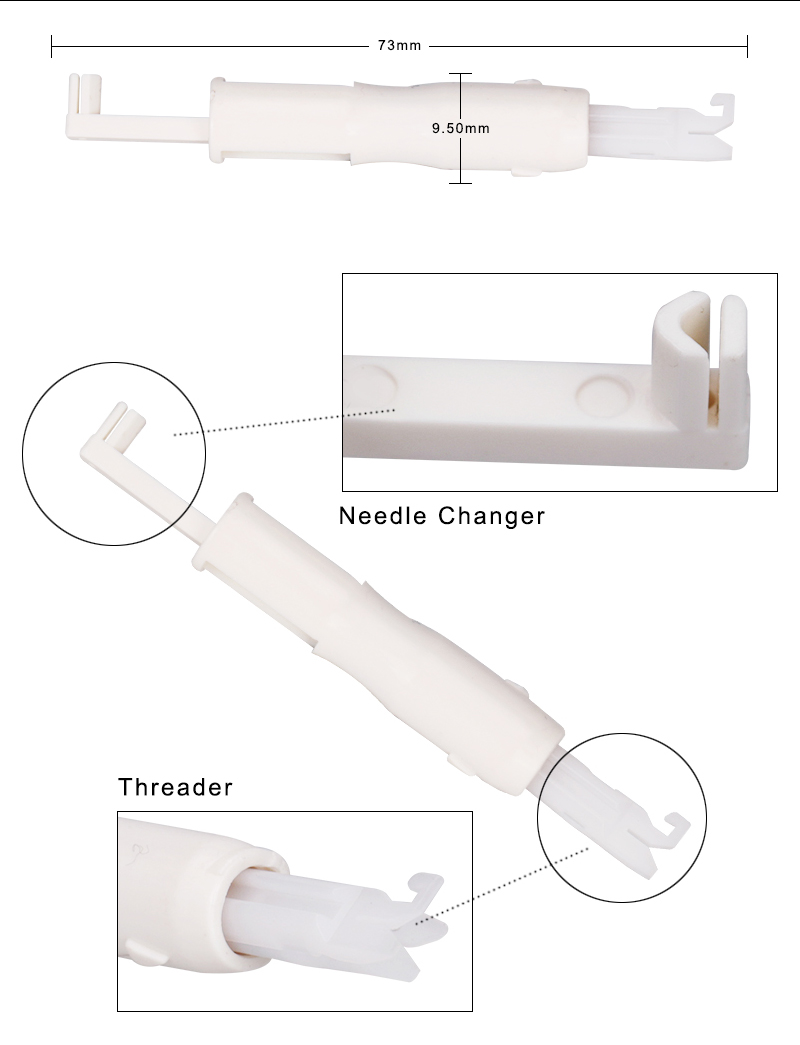aguja para manualidades, enhebradora manual, máquina de coser, dispositivo de hilo automático para ancianos, ama de casa, herramienta de acolchado, accesorios de costura para el hogar