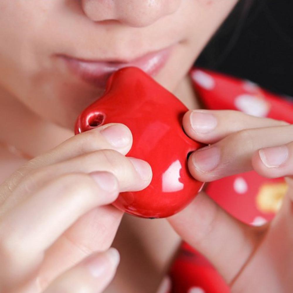 Fløyte ocarina 6 hull sopran c keramisk fløyte ocarina of time mini ocarina fløyte gutt leketøy musikkinstrumenter
