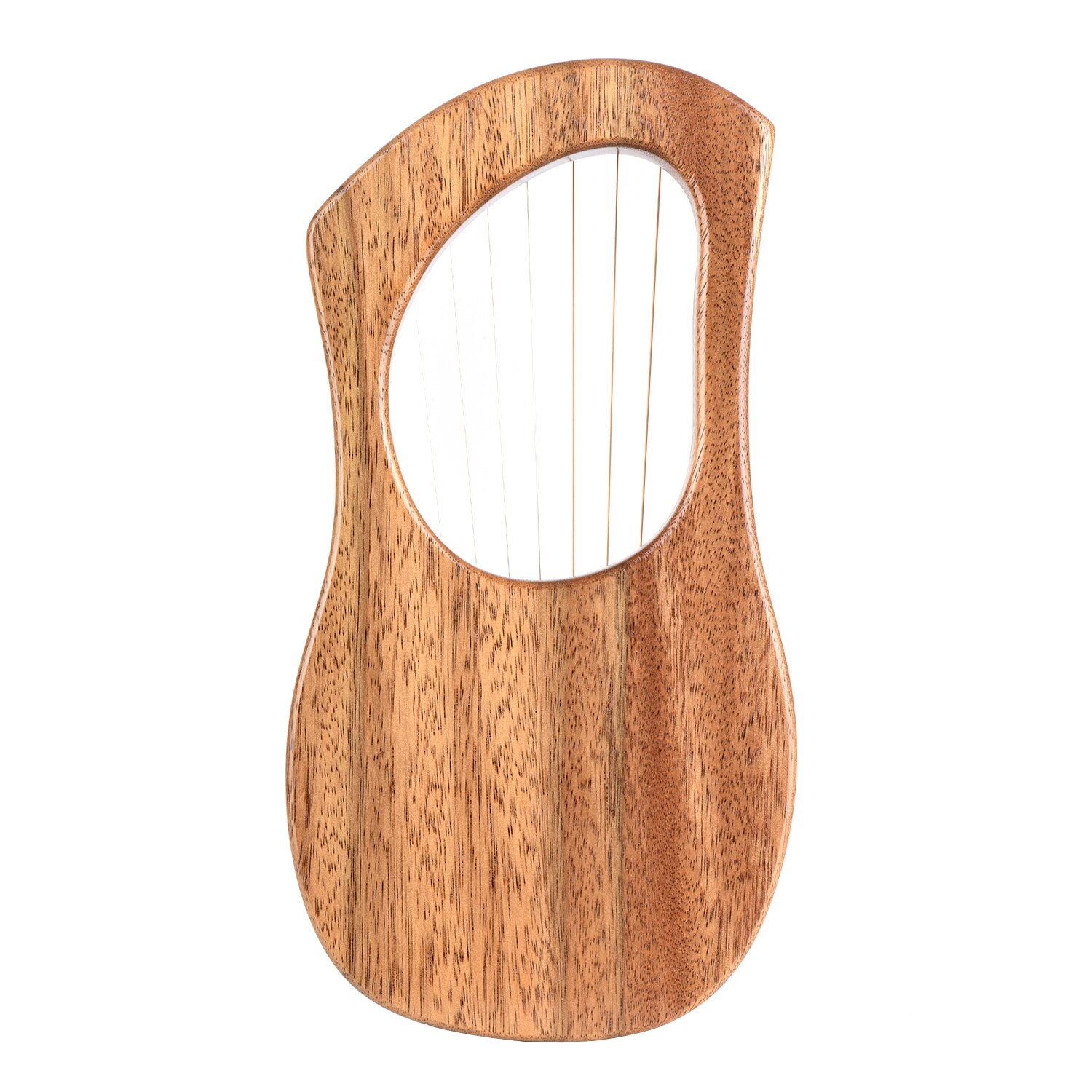 Ammoon 7-- strengs lyre harpe lyre i gammel stil terminalia tre strengeinstrument med bæreveske ekstra strengesett og tilbehør