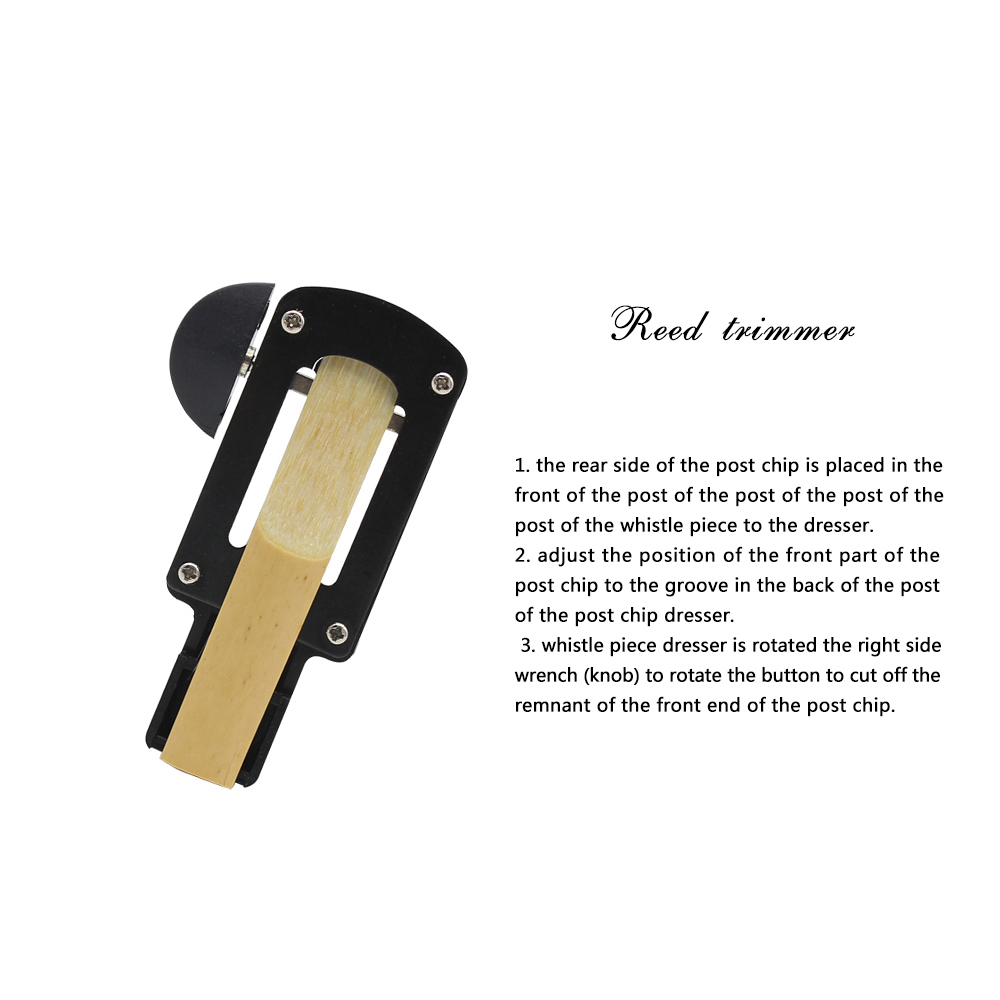 Saxofoon Reed Cutter Houtblazers Accessoires Sopraan/Alt/Tenor Sax Klarinet Reed Trimmer Muziekinstrument Onderdelen Reparatie Tool