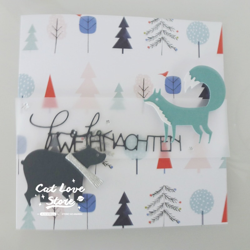 Matrices de découpe en métal Animal ours polaire, pochoirs pour bricolage carte en papier Scrapbooking, matrices artisanales décoratives en gaufrage, nouvelles découpes