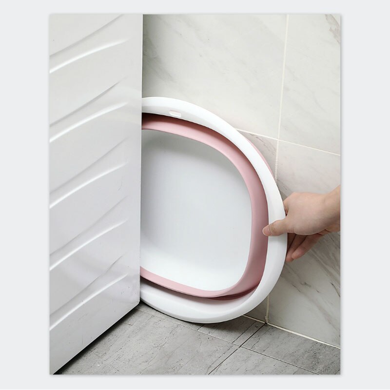 Plastic Folding Basins Portable Wash Basins Folding Laundry Tub Bathroom Kitchen AccessoriesTravel Folding Wash Basin Two Models
