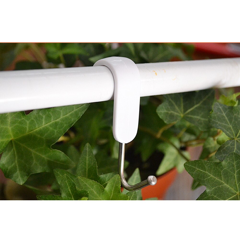 7pcs S Shape Holder Storage Multifunction Hook 360 Degrees Rotated Bathroom Kitchen Organizer White Hanger Rack Stainless Steel