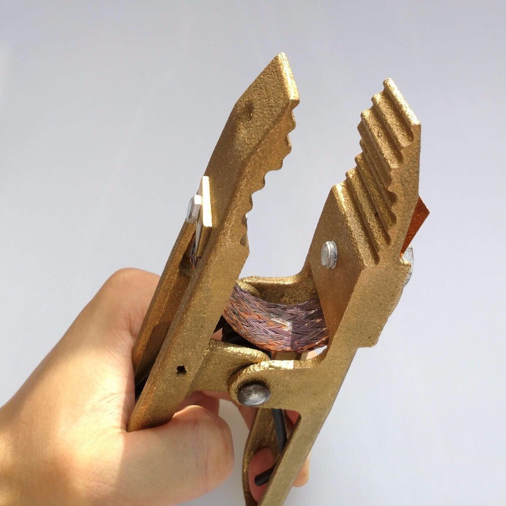 Heavy Duty Welding Clamp 600A Brass MMA MIG TIG Welding Machine Ground Clamp