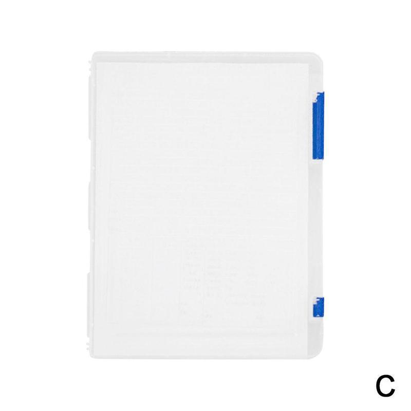 1 Pc Bestand Doos Plastic Document Papier Vullen Bestand Case Size Ortable Levert Met Ducoment A4 Briefpapier School Opslag Hold q5W5: C