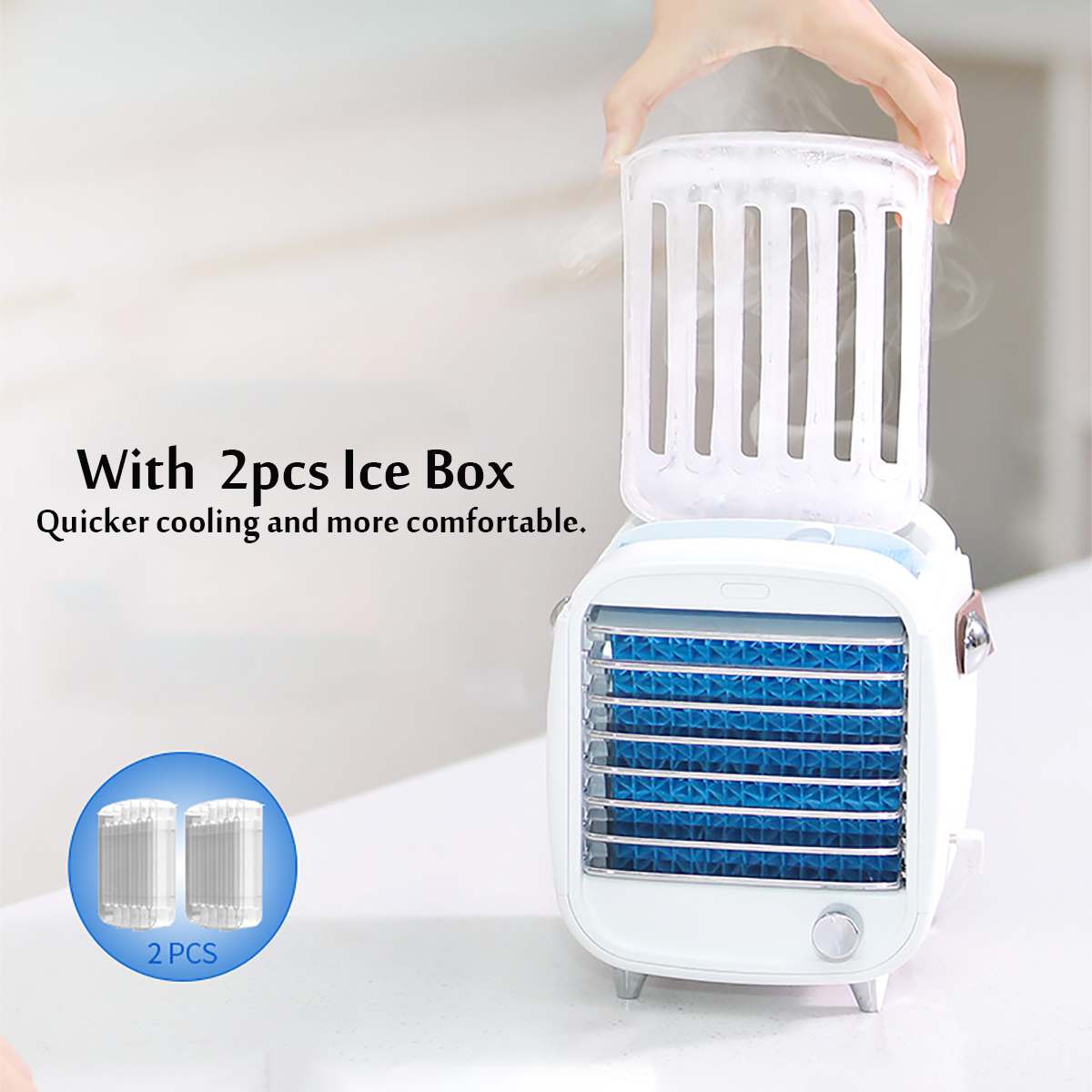 Home Mini Air Conditioner Portable Usb Cooling Fan Grandado