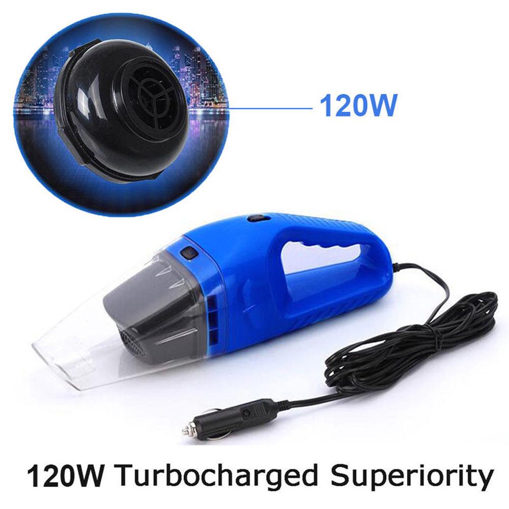 120W 12V Portable Car Vacuum Cleaner Handheld Mini Super Suction Vaccum Cleaner
