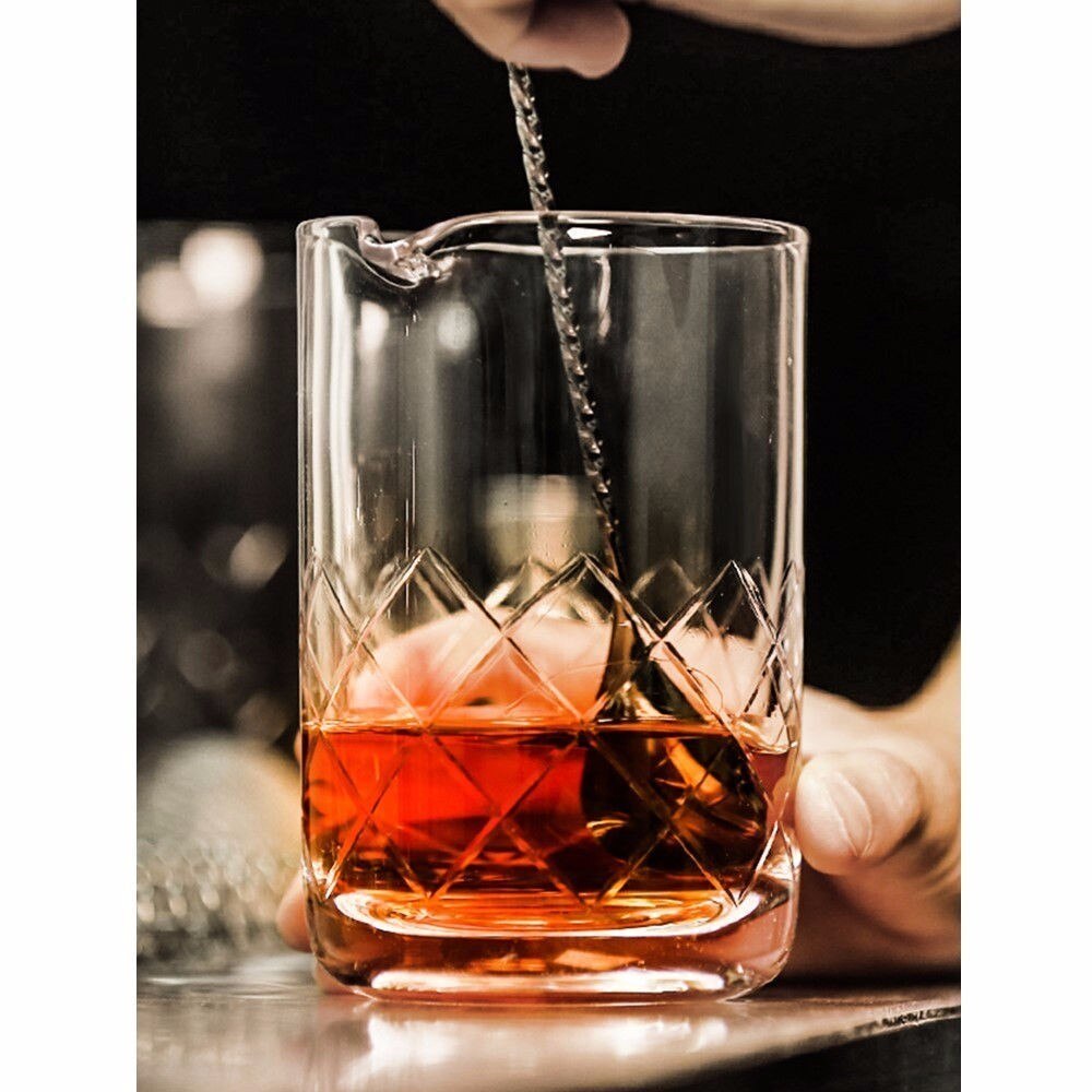 Fouet à Cocktail en cristal, barman de Bar japonais, mélangeur en verre, Shaker, Martini, outils pour préparation de Cocktails
