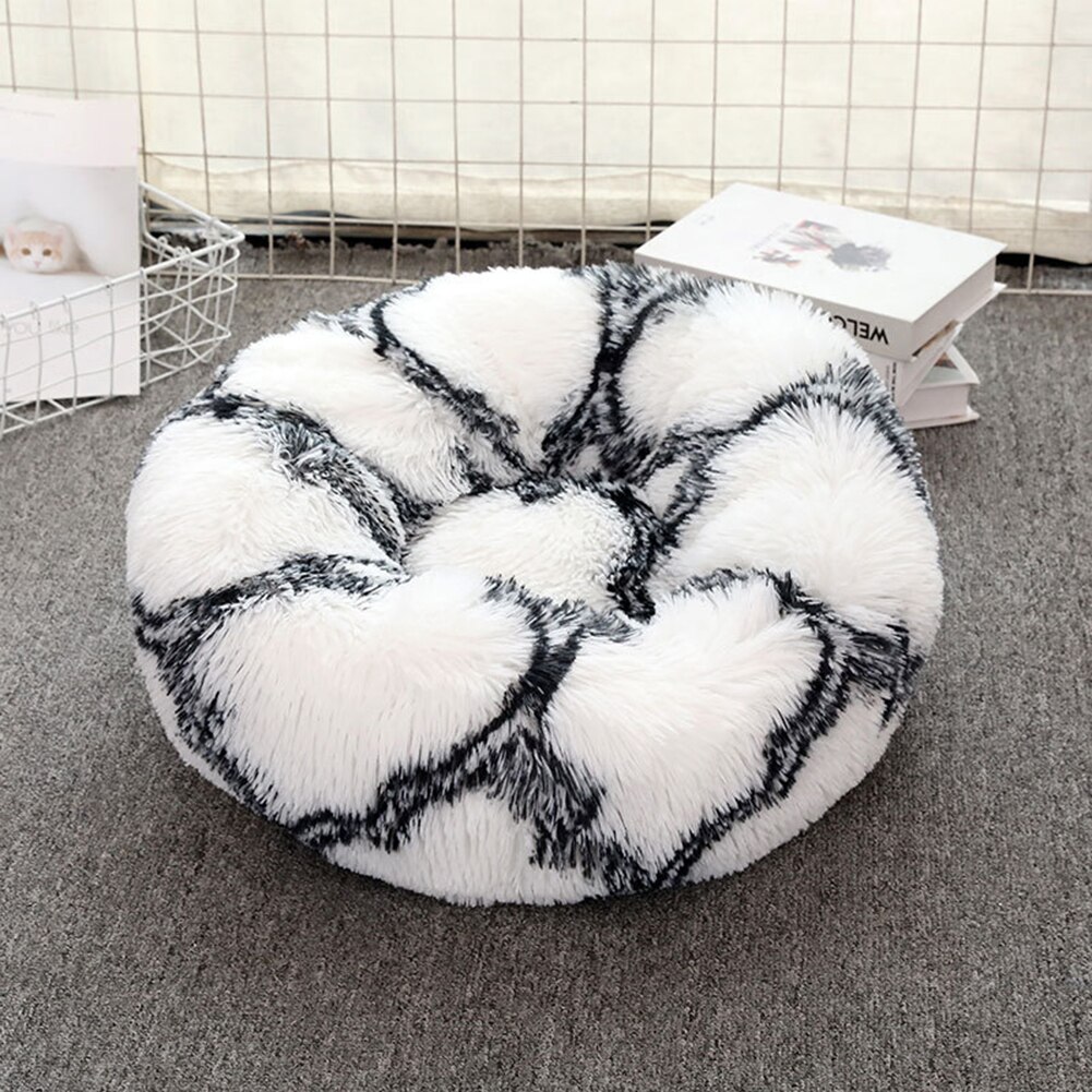 Pet Nest Warm Soft Plush Sleeping Bed Pad Non-slip Breathable Dog Cat House Kennel Washable Cushion Blanket for Small Animals