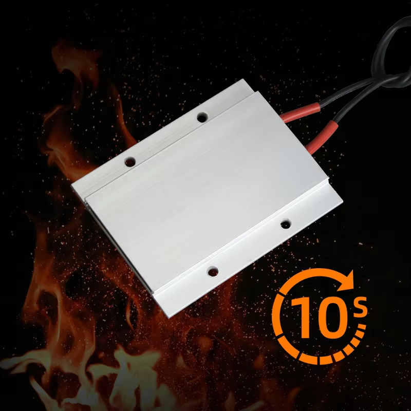 Feuille chauffante PTC 12V ~ 220V, élément chauffant 110V, plaque chauffante électrique thermostatique en céramique, Station de dessoudage 77x62mm