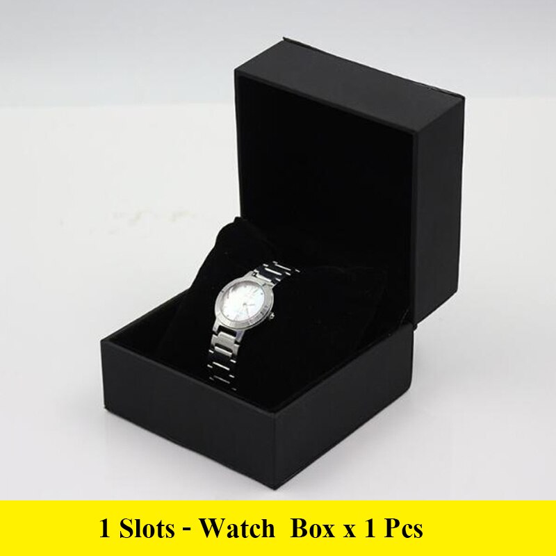 1/2/3/5/6 Grids Watch Box PU Leather Watch Case Holder Organizer Storage Box for Quartz Watches Jewelry Boxes Display Best: 1 Slot