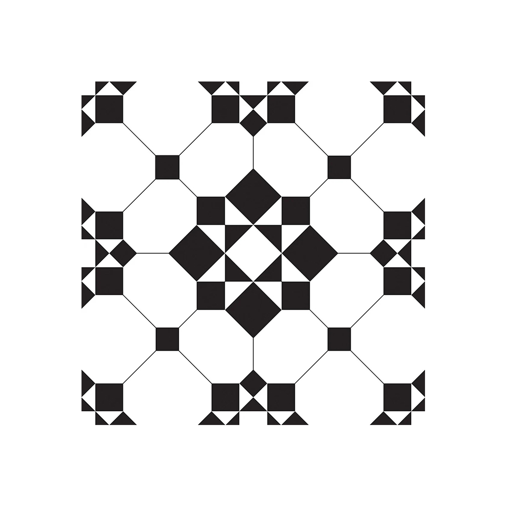 Victorian Kitchen &amp; Bathroom Backsplash Vinyl Tile Decals Tile Wall Stair Vinyl Decal Stickers Black and White Removable: FS2051-1 / 10cmx10cmx10pcs