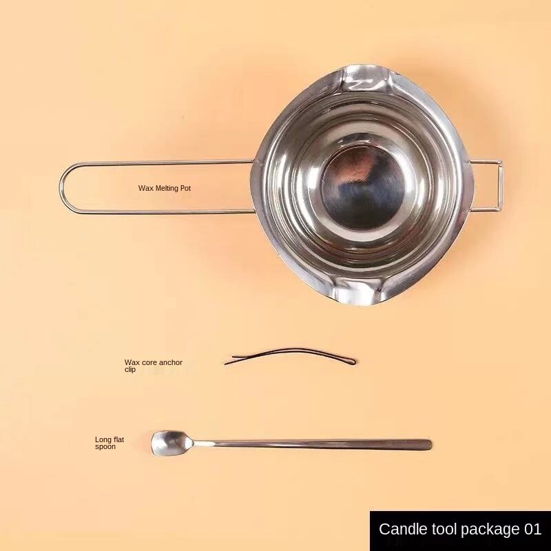 candle making kit soy wax and candle making kit supplies candle set candle tools: Light Green