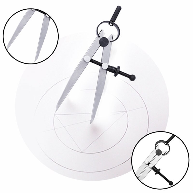Grand Compas à Marquer Aile Verrouillable – 200 Mm – Pour Bois, Cuir, Travail Manuel – Acier Carbone