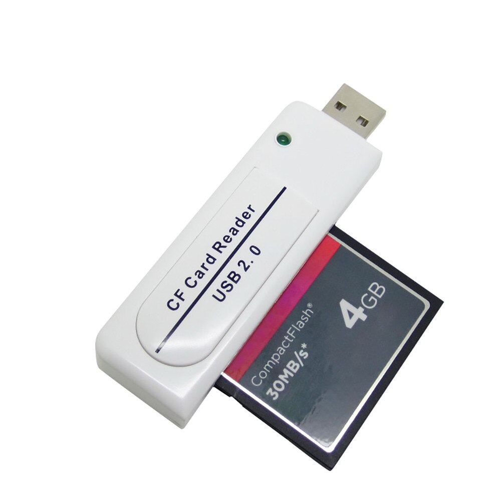 Hoge Snelheid USB2.0 Cf Kaartlezer Compact Flash USB2.0 Kaartlezers Voor Machine Tool Pc Computer Laptop