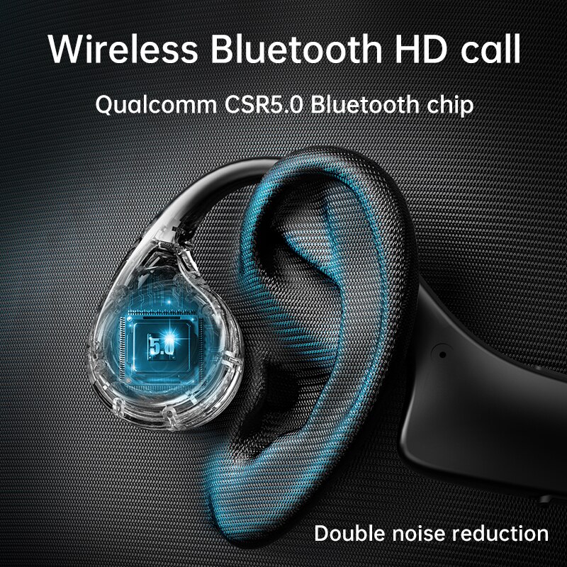 H10 Beengeleiding Waterdichte Oordopjes Ingebouwde 8Gb Geheugen Hoofdtelefoon Met Mic Bluetooth Headsets Voor Buitensporten Rijden