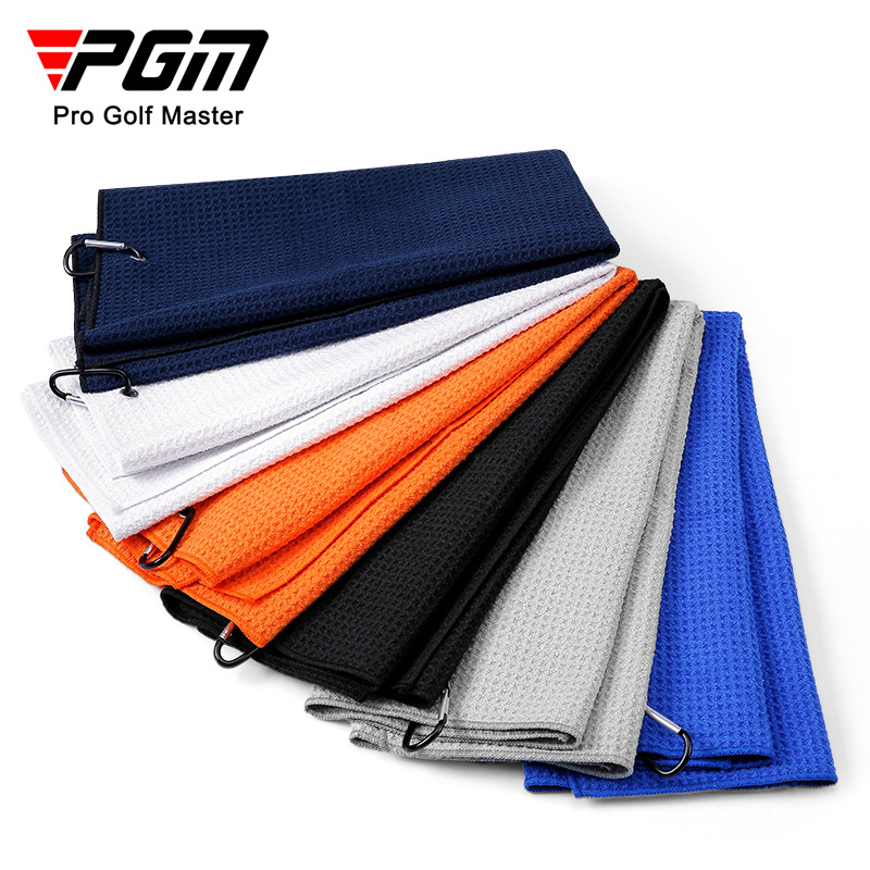 PGM – serviette de Golf, lingette pour sac de Club, chiffon de nettoyage, gaufré absorbant, serviette de sport à séchage rapide, 40x60cm, Plus ZP041