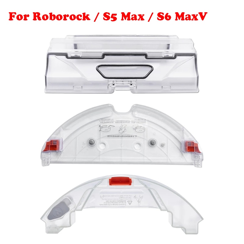 Vandtank støvboks moppebakke dele til xiaomi roborock  s5 max  / s50 max  / s55 max  s6 maxv  t7 robotstøvsuger tilbehør