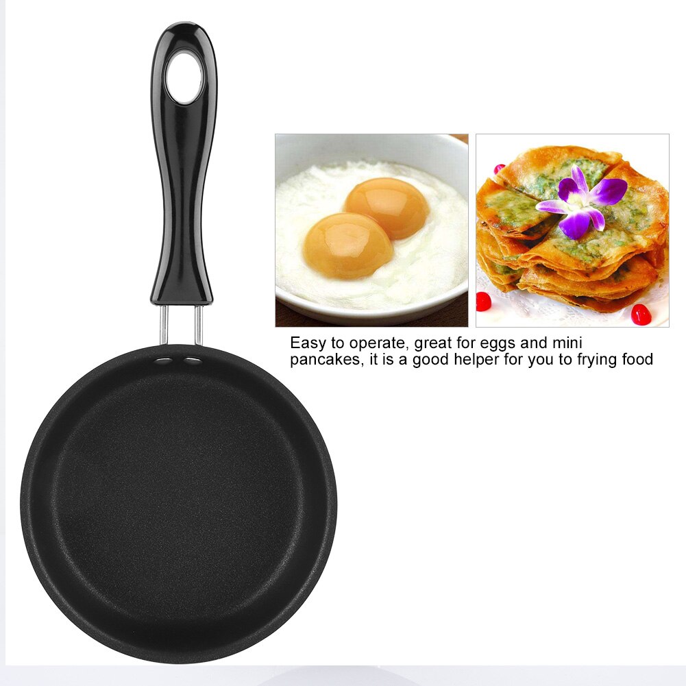 Mini morgenmad omelet stegepande pocheret bærbar ægpotte stegepande maker stegepander jern køkkenartikler hjem non-stick