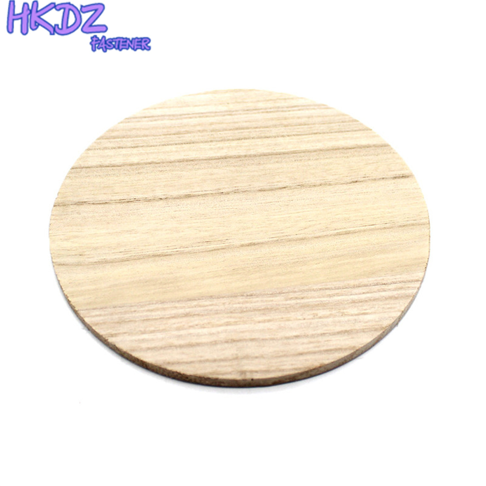 Tablero de madera grueso redondo para manualidades, Material de modelo Manual de madera maciza, 5cm, 8cm, 10cm, 12cm, 15cm, 20cm