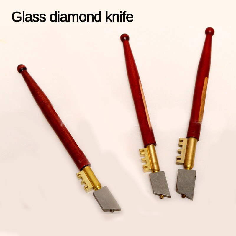 1 Stuk Van Verbeterde Diamond Glass Cutter 2-19Mm 175Mm Hardmetalen Legering Glassnijder Manual Tool glassnijder