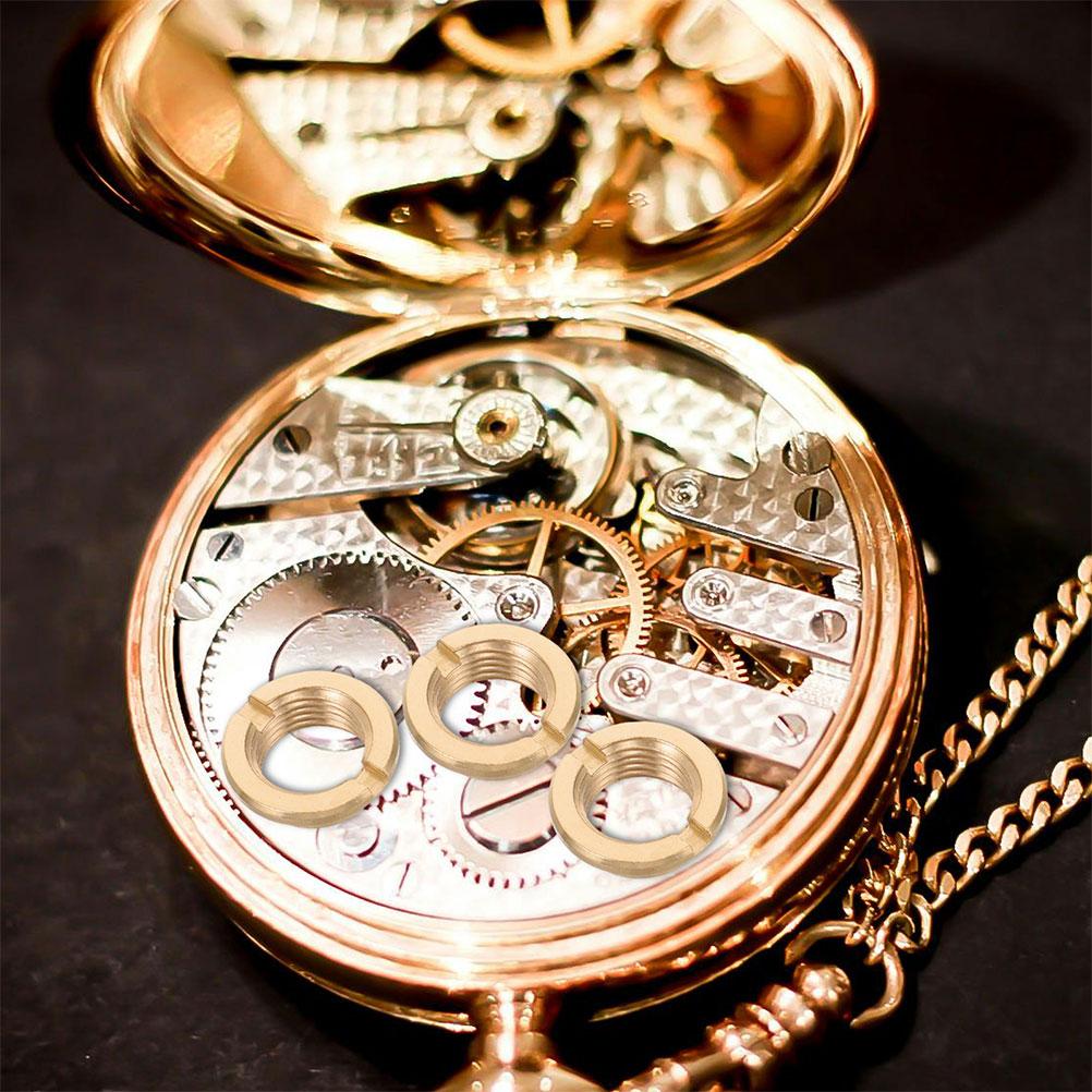 12 Pcs Quartz Clock Accessories Nut Movement Replacement Nuts Mechanism Repair Accessory Battery Operated Clocks Parts