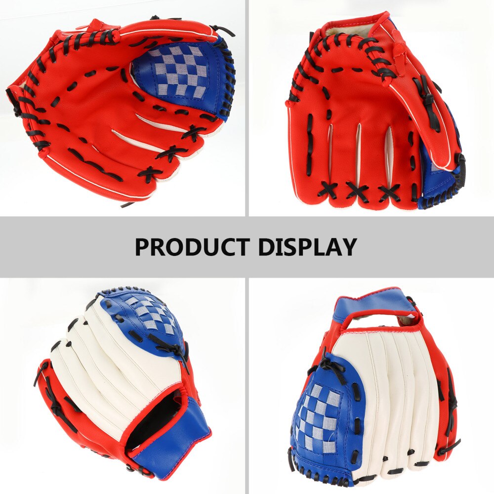 1Pc Baseball Glove PU Thickened Glove Pitcher Training Glove Infielder's Glove