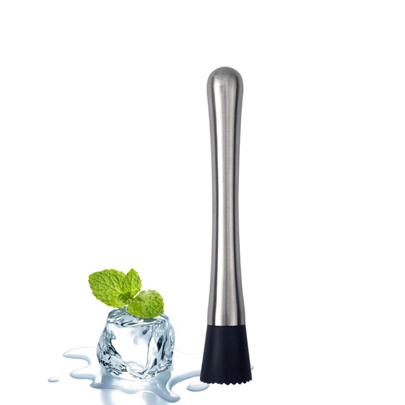 Stainless Steel Lemon Juice Pestles Bar Kitchen Baton Fruit Muddler and Cocktail Pestles for Crushed Ice Barware Bar Tools