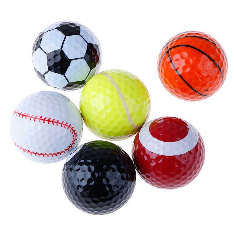 1 X Outdoor Sports Golf Ball Golf Game Strong Resilience Force Sports Practice Ball