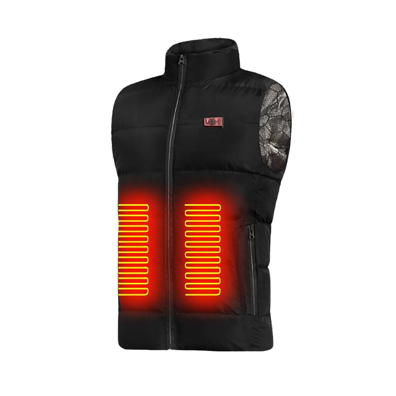 Outdoor Warm Clothing Heated Warm Down Jacket Washable Usb Charging Clothing Graphene Heating Coat Jacket For Riding Skiing#4