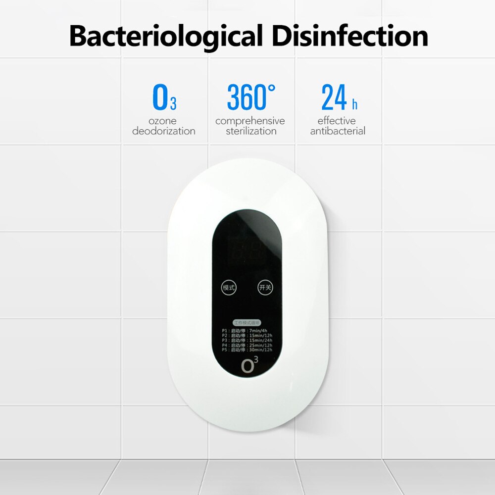 Portable Ozone-Generator Sterilizer Air purifier Air Monitor Purification Fruit Vegetables Water Food Ozonator Ionizator