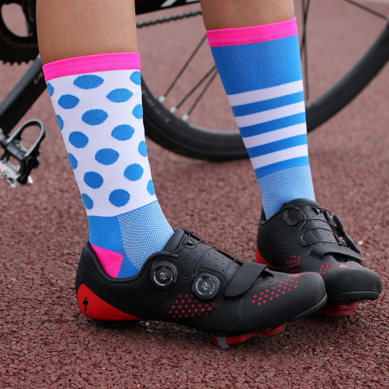 Popfavor Men Cycling Socks Road Bicycle Socks Outdoor Sports Road Bicycle Running Football Sock