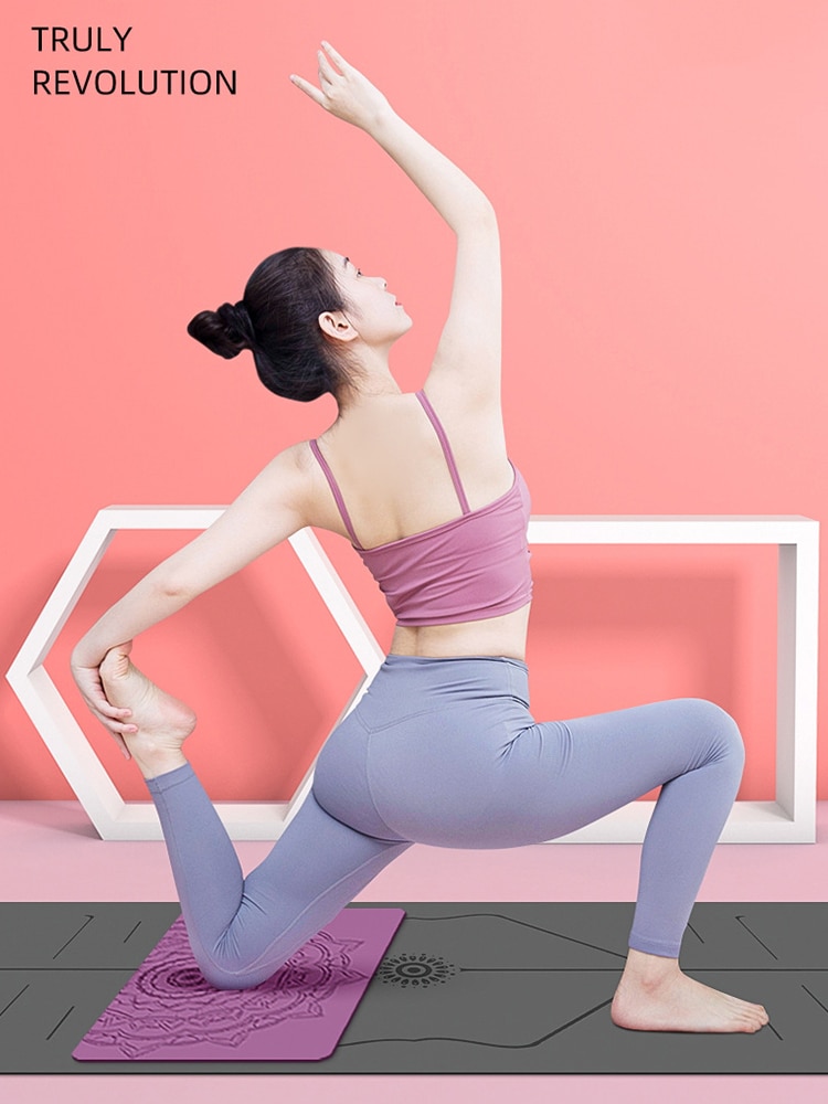 Non Slip Yoga Mat Non-slip Eco-friendly Workout Exercise Mat Mini Meditation Inverted Mat Plank Support Knee Pads