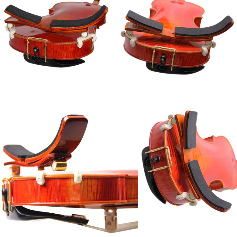 Violin Shoulder Pad Multi-Position Adjustable Maple Shoulder Pad German Style Violin Shoulder Pad for 3/4-4/4 Violin or 14 inch-