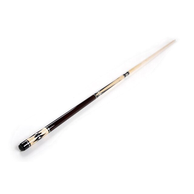 High-end handgjorda 1/2 center gemensamma pool cue med rostfritt stål fog för