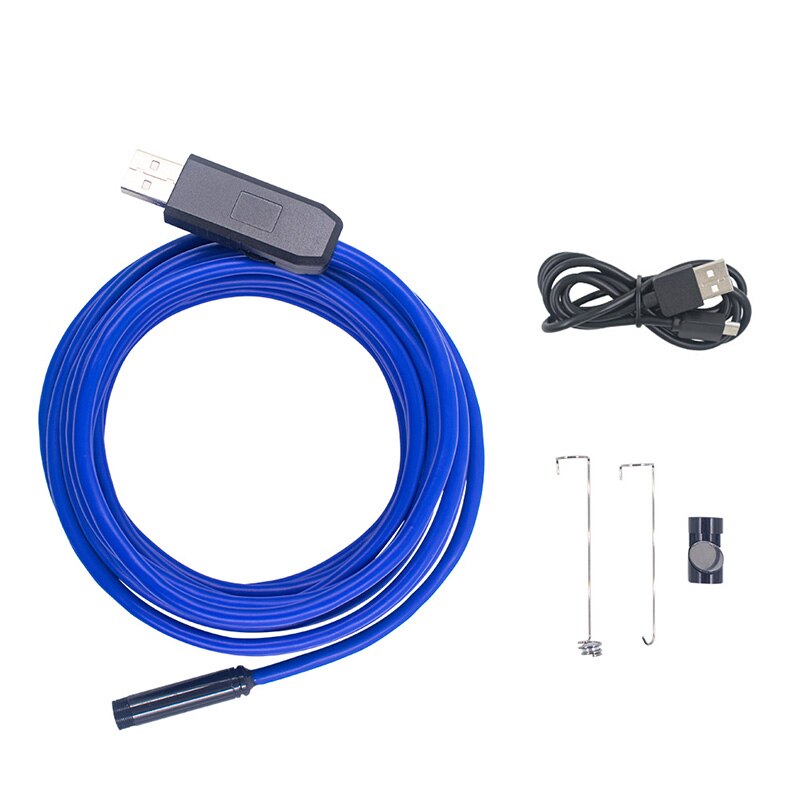 USB Endoscope Camera 720P Waterproof Snake Camera with 6 Adjustable LED For Windows & Macbook OS Computer