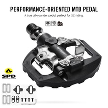 2022 ryet spd -108 mountain lock pedal og flad pedal dual-use aluminiumslegering selvlåsende shimano mtb pedal klampe