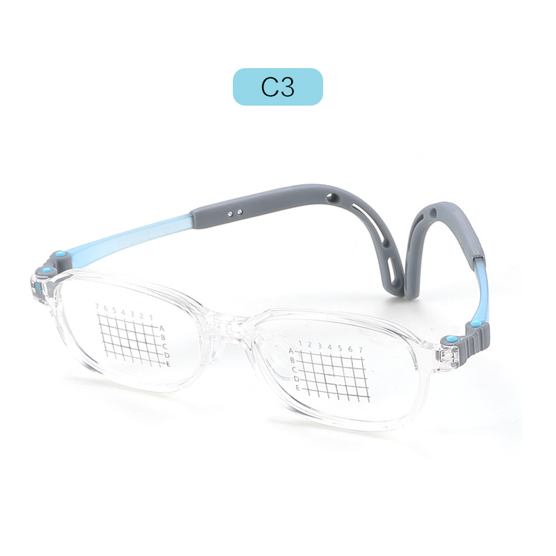 6-12 Jahre alt Brillen quadratisch EMS TR90 Kinderbrille Junge Mädchen Brille Brillen Myopie optische Brillen