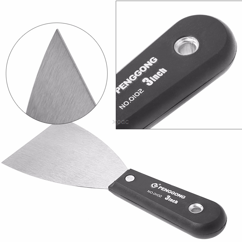 7 st skrapa set spackel 1 "-5" med lagringspåsen för verktyg för golvväggskrapning kan 08
