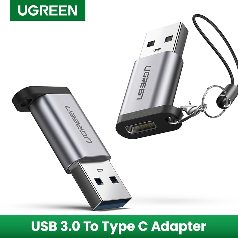 Ugreen USB C adattatore USB 3.0 2.0 maschio a USB 3.1 tipo C femmina tipo-c adattatore per computer portatile Samsung Xiaomi 10 auricolare adattatore USB