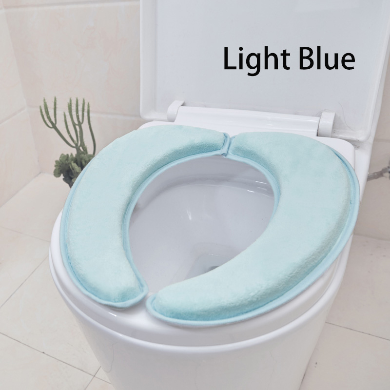 Extra dikke Warme Zachte Toilet Seat Deksel Pad Closestool Protector Badkamer Accessoires Set Sticky Toilet Seat Cover Mat